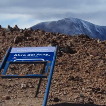 The highest point of the more than 5000 km long Ruta 40: Abra del Acay with 4895 meters sea-level
